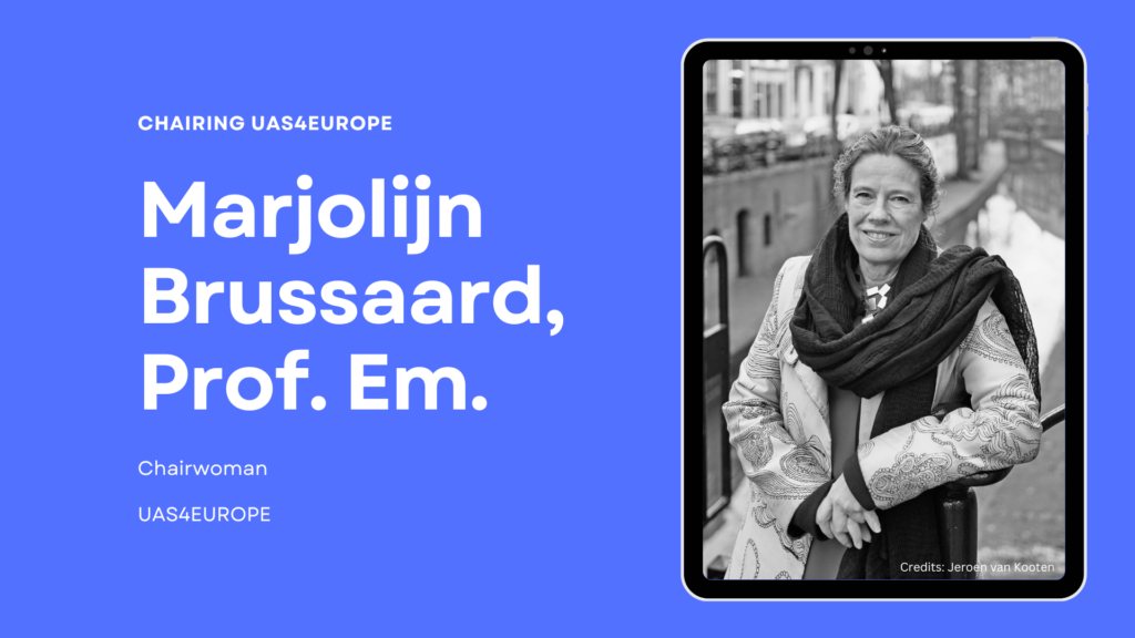 Faces of UAS4EUROPE: Marjolijn Brussaard, Prof. Em.